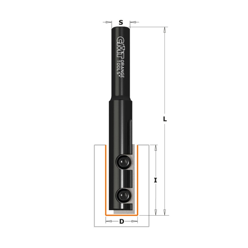 CMT Orange Tools 912.060.11 - Strawberry Straight HWM  Explanation Of Terms S 8 D 6 X 25 Rasps Files 24401725