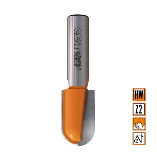 Afbeeldingen van CMT Bolle radiusfrees D=9.5x6.4mm R=4.75 L=51mm S=6mm Z2 HW - 714.095.11