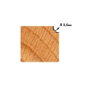 Afbeeldingen van CMT Holle radiusfrees met opstaande kant D=15.9x12.7mm R=1.6 L=52.7mm S=6mm Z2 HW - 739.160.11