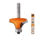 Afbeeldingen van CMT Holle radiusfrees zonder opstaande kant D=18.7x12.7mm R=3 L=53mm S=8mm Z2 HW - 938.187.11