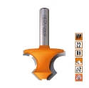 Afbeeldingen van CMT Kraalprofielfrees (halfrond profiel) D=36x25mm R=8 L=60mm S=8mm Z2 HW - 954.080.11