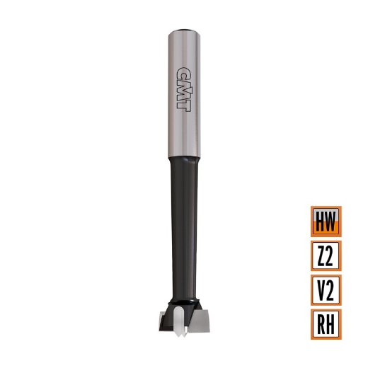 Afbeeldingen van CMT Cilinderkopboor met lange cilinderschacht D=22mm LT=125mm S=13x50mm Z2+V2 RH HW - 513.220.11