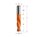 Afbeeldingen van CMT Drevelboor D=6.35mm I=30mm LT=55.5mm S=8x20mm Z2+V2 LH HW - 306.064.12