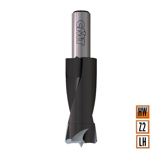 Afbeeldingen van CMT Drevelboor D=5mm I=30mm LT=58mm S=8x20mm Z2 RH HW - 312.050.11