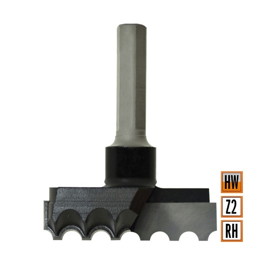 Afbeeldingen van CMT Rozetboor D=54mm LT=67.3mm S=9.52mm Z2 RH HW - 531543