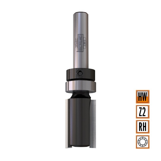 Afbeeldingen van CMT Contractor rechte bovenfrees D=16x25.4mm L=56mm S=8mm Z2 HW - K911-160B