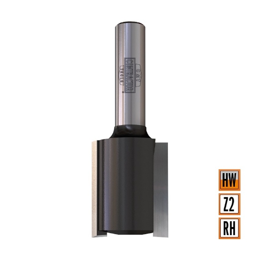 Afbeeldingen van CMT Contractor rechte bovenfrees D=20x25mm L=56mm S=8mm Z2 HW - K911-200