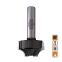 Afbeeldingen van CMT Afrondfrees (contractor) D=25.4x14.3mm R=6.35 L=46mm S=8mm Z2 HW - K927-064