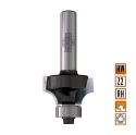 Afbeeldingen van CMT Contractor afrondfrees met lager D=25.4x13.5mm R=6.35 L=55mm S=8mm Z2 HW - K938-254
