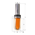 Afbeeldingen van CMT Bolle radiusfrees met kogellager D=15.8x9.5mm R=7.9 L=50.8mm S=8mm Z2 HW - 914.160.11B