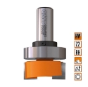 Afbeeldingen van CMT Sponning- en kantenfrees met schuine snijkoppen met kopse lager D=16x19mm L=54mm S=8mm Z2 HW - 901.160.11B