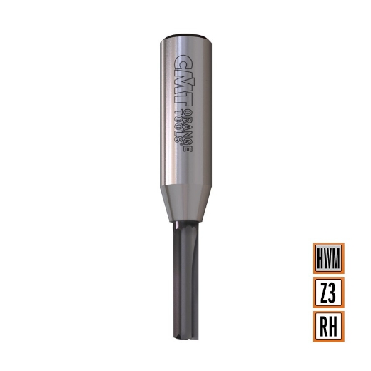 Afbeeldingen van CMT Groeffrees met rechte snijkoppen D=6x26mm L=73mm S=12mm Z3 HWM - 912.560.11