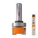 Afbeeldingen van CMT Sponning- en kantenfrees met schuine snijkoppen + aanlooplager D=19mm I=9.5mm L=57mm S=8mm Z2 HW - 952.001.11B