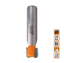 Afbeeldingen van CMT Rechte groeffrees met afgeronde hoeken D=15.87x12.7mm R=3.2 L=63.5mm S=12mm Z2 HW - 981.511.11