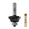Afbeeldingen van CMT Contractor profielfrees met lager D=28.6x12.7mm R=4 L=54mm S=8mm Z2 HW - K940-286