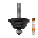 Afbeeldingen van CMT Contractor profielfrees met lager D=42.9x18mm R=6.35 L=60mm S=8mm Z2 HW - K941-430