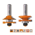 Afbeeldingen van CMT Tweedelige frees met profiel en conterprofiel D=44.4mm L=71mm S=8mm Z2 HW - 991.001.11