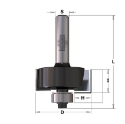 Afbeeldingen van CMT Contractor sponningfrees D=31.7x12.7mm L=54mm S=8mm Z2 HW - K935-317