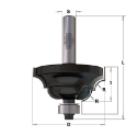 Afbeeldingen van CMT Contractor profielfrees met lager D=42.9x18mm R=6.35 L=60mm S=8mm Z2 HW - K941-430