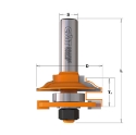 Afbeeldingen van CMT Tweedelige frees met profiel en conterprofiel D=44.4mm L=71mm S=12mm Z2 HW - 991.501.11