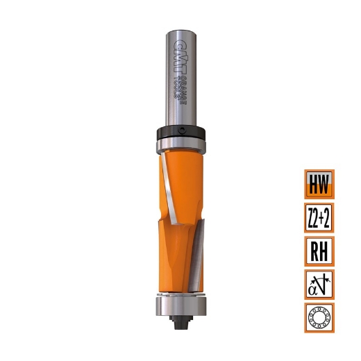 Afbeeldingen van CMT Uitloopfrees met dubbele kogellager D=34.9x50.8mm L=127mm S=12mm Z2 HW - 906.880.41B