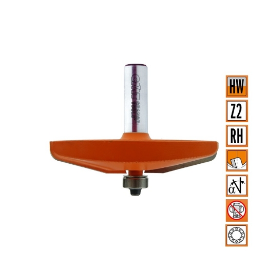Afbeeldingen van CMT Horizontale bossingfrees D=82.5x15mm L=64mm S=12mm Z2 HW - 990.503.11