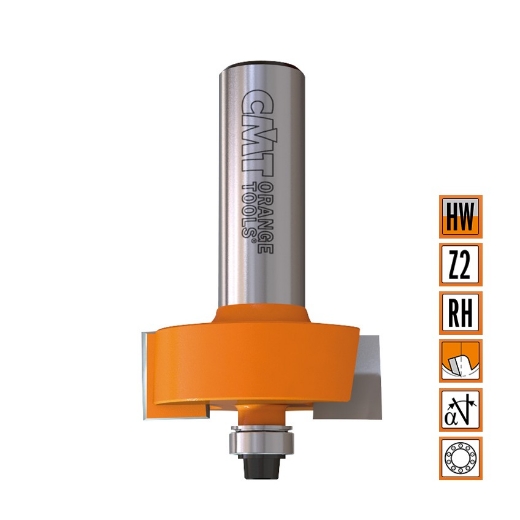 Afbeeldingen van CMT Rabatfrees D=34.9x19mm L=66mm S=12mm Z2 HW - 935.851.11