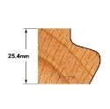 Afbeeldingen van CMT HM Vensterbankfrees of handgreep D=41x25.4mm L=63mm S=12mm Z2 HW - 955.808.11