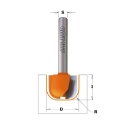 Afbeeldingen van CMT Houten vaatwerk frees D=19x16mm R=6.4 L=60mm S=12mm Z2 HW - 951.501.11