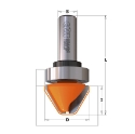 Afbeeldingen van CMT Letterfrees aan 60° D=28x19mm L=63.5mm S=12mm Z2 HW - 949.502.11B