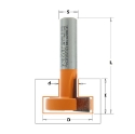 Afbeeldingen van CMT Frees voor T-sleuven D=34.9x22.2mm L=63.5mm S=12mm Z2 HW - 950.602.11