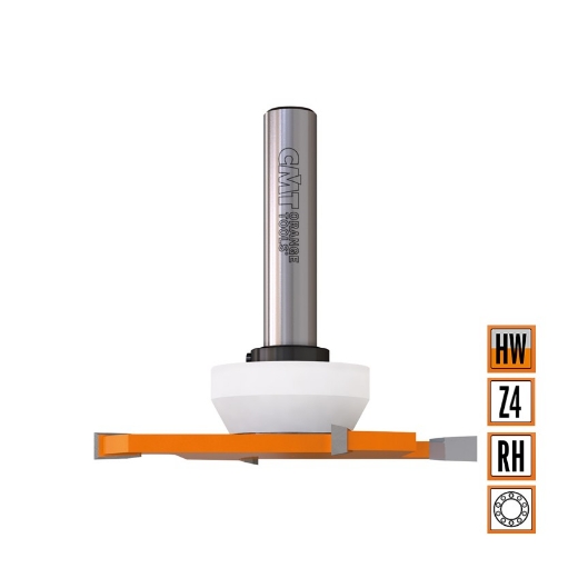 Afbeeldingen van CMT Schijffrees met freesdrager D=92x6mm L=82.5mm S=12mm Z4 HW - 922.033.11B