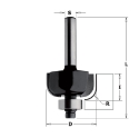 CMT Contracto holprofieffrees met lager D=31.8x14mm R=9.5 L=56mm S=8mm Z2 HW - K937-317