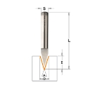 Afbeeldingen van CMT Laser point frees 35° D=6x9mm L=50 A=35°mm S=6mm Z1 HW - 758.002.11