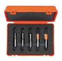 Afbeeldingen van CMT 5-delige frezenset in pvc kistje S=8mm HW - 900.005.01