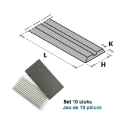 Afbeeldingen van CMT Standaard wpl reserve mes L=82x5.5x1.1mm Z2 HWM, 10 stuks - 790.820.00