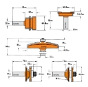 Afbeeldingen van CMT Keukenfrezenset profiel C S=12mm Z2 HW - 900.511.11