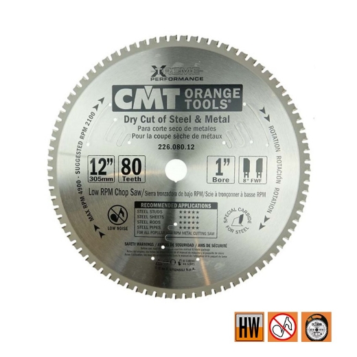 CMT Multi-cirkelzaagblad voor metalen & sandwich panelen 305x25.4x2.2mm Z80 HW - 226.080.12