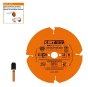 Afbeeldingen van CMT Diamantzaagblad voor sidings, cementvezel & gipsplaat 165x20(+15.87)x1.8mm Z4 DP - 236.165.04H