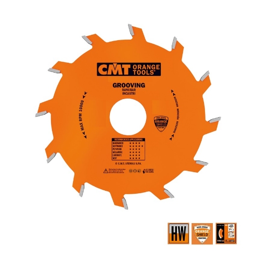 Afbeeldingen van CMT Groefzaag voor plaatmateriaal & massief hout 150x30x4mm Z12 HW - 240.040.06M