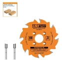Afbeeldingen van CMT Lamellen groefzaag voor spaanplaat & MDF 100x22x3.96mm Z8 HW - 240.008.04