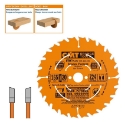 Afbeeldingen van CMT Dunne schulp-en afkortzaag voor massief hout & multiplex 165x20(+15.87)x1.7mm Z24 HW - 271.165.24H
