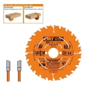 Afbeeldingen van CMT Dunne schulp-en afkortzaag voor massief hout & multiplex 165x30x1.7mm Z24 HW - 271.165.24M