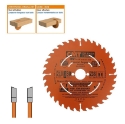 Afbeeldingen van CMT Dunne schulp-en afkortzaag voor massief hout & multiplex 210x30(+25)x1.8mm Z36 HW - 271.210.36M