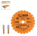 Afbeeldingen van CMT Dunne schulp-en afkortzaag voor massief hout & multiplex 250x30x2.4mm Z24 HW - 271.250.24M