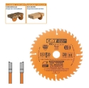 Afbeeldingen van CMT Dun universeel zaagblad voor massief hout & multiplex 150x20(+16)x1.5mm Z40 HW - 272.150.40H