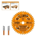 Afbeeldingen van CMT Dun universeel zaagblad voor massief hout & multiplex 160x20(+16)x1.8mm Z40 HW - 272.160.40H