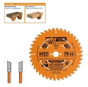 Afbeeldingen van CMT Dun universeel zaagblad voor massief hout & multiplex 184x20(+16 +15.87)x1.7mm Z40 HW - 272.184.40H