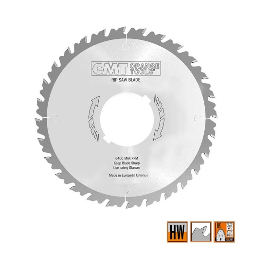 Afbeeldingen van CMT Schulp-en meerbladzaag voor massief hout 300x70x3.2mm Z28 HW - 278.028.12V