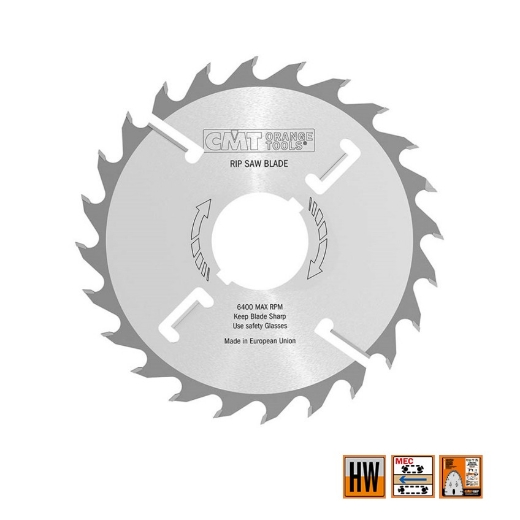 Afbeeldingen van CMT Meerbladzaag met ruimertanden voor massief hout 300x60x3.2mm Z24 HW - 279.024.12U
